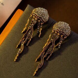 Beautiful Vintage Sea Creature Earrings